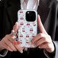 iPhone Series Red Cherries Case with Phone Charm