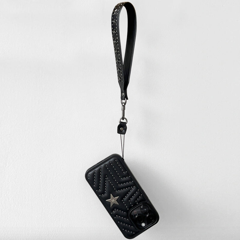 iPhone Series Luxury Leather Shiny Star Phone Case