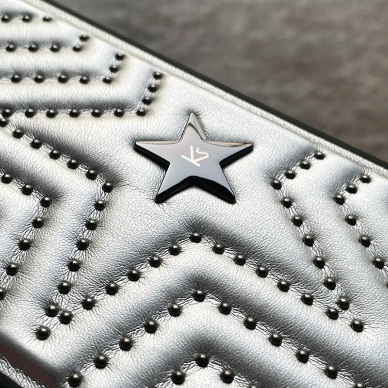 iPhone Series Luxury Leather Shiny Star Phone Case
