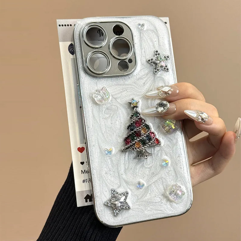 iPhone Series Studded Christmas Tree Case