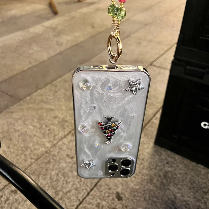 iPhone Series Studded Christmas Tree Case