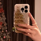 iPhone Series Glittery Christmas Tree Case