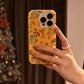 iPhone Series Yellow Floral Sparkly Phone Case