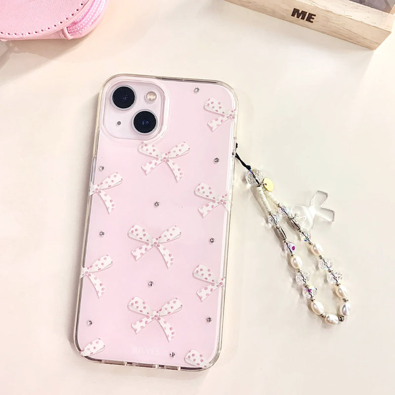 iPhone Series Luxury Pink Little Bows Phone Case