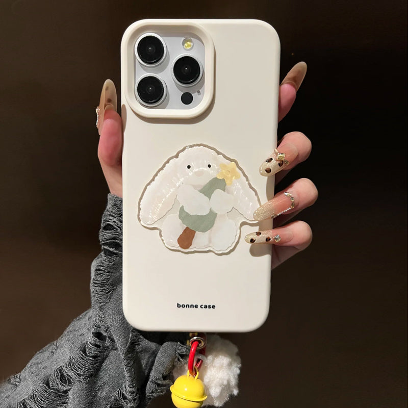 iPhone Series Cute Rabbit Bone Phone Case