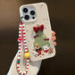 iPhone Series Christmas Tree Bowknot Phone Case