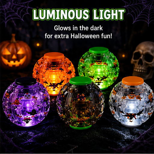 Halloween Crystal Gyroball luminous light colors