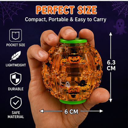 Halloween Crystal Gyroball compact size