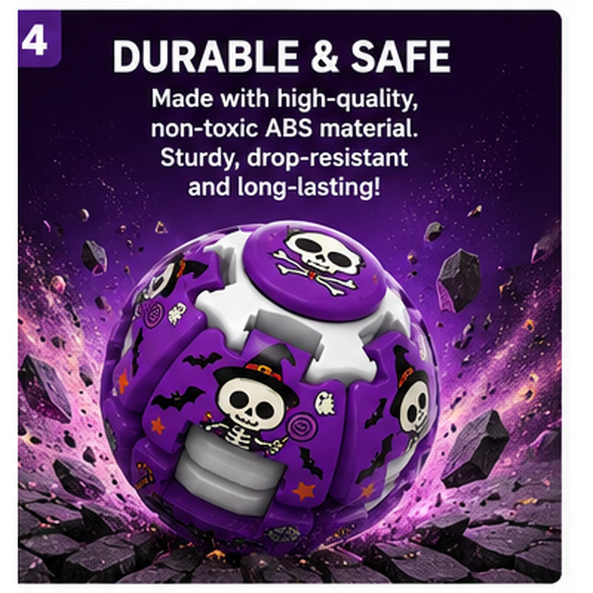Durable and safe Halloween gyroball