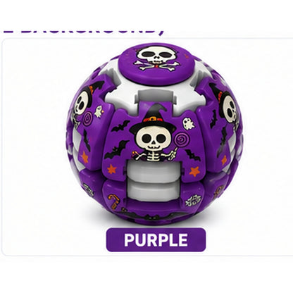 Purple Halloween Press Gyroball