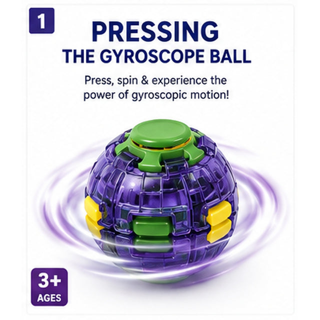 High Speed Luminous Gyro Ball