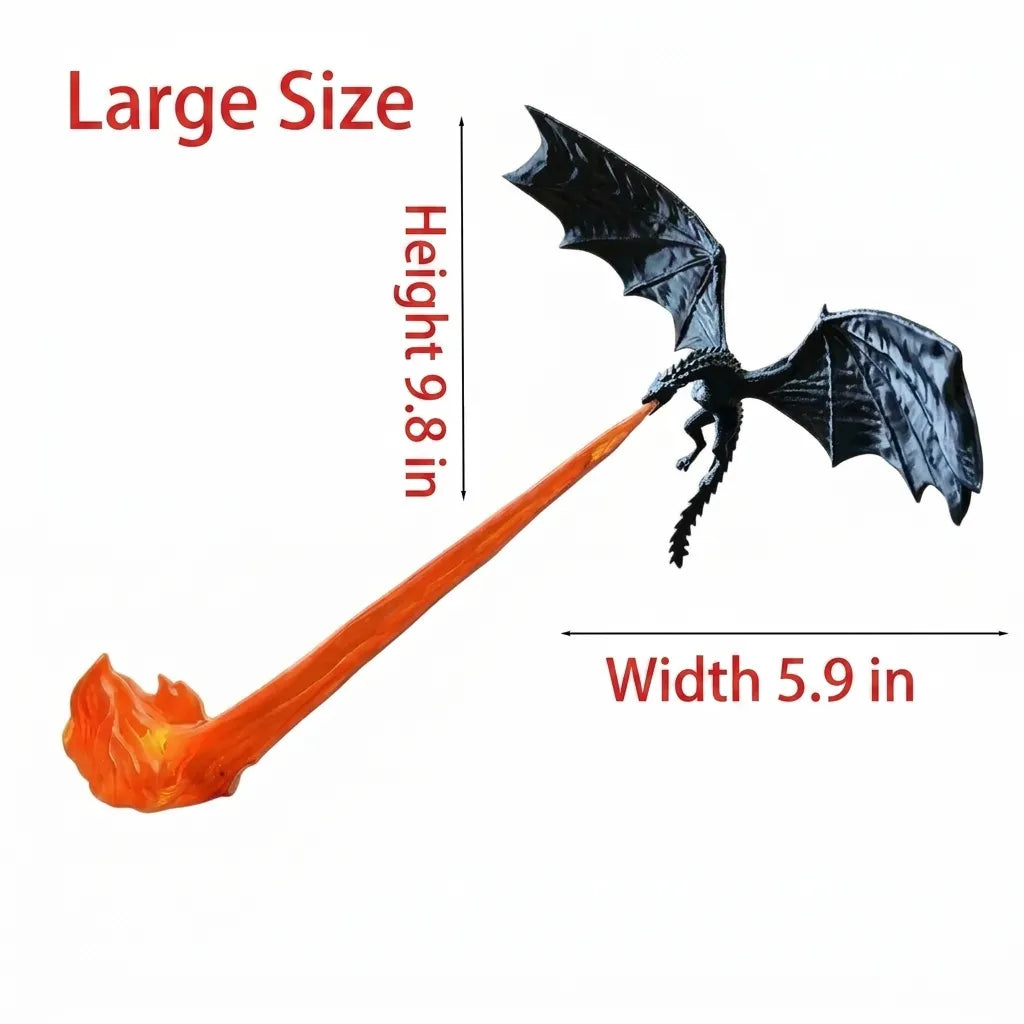 HiPookies™ Flying Fire Dragon Night Light – 3D Fantasy Atmosphere Lamp
