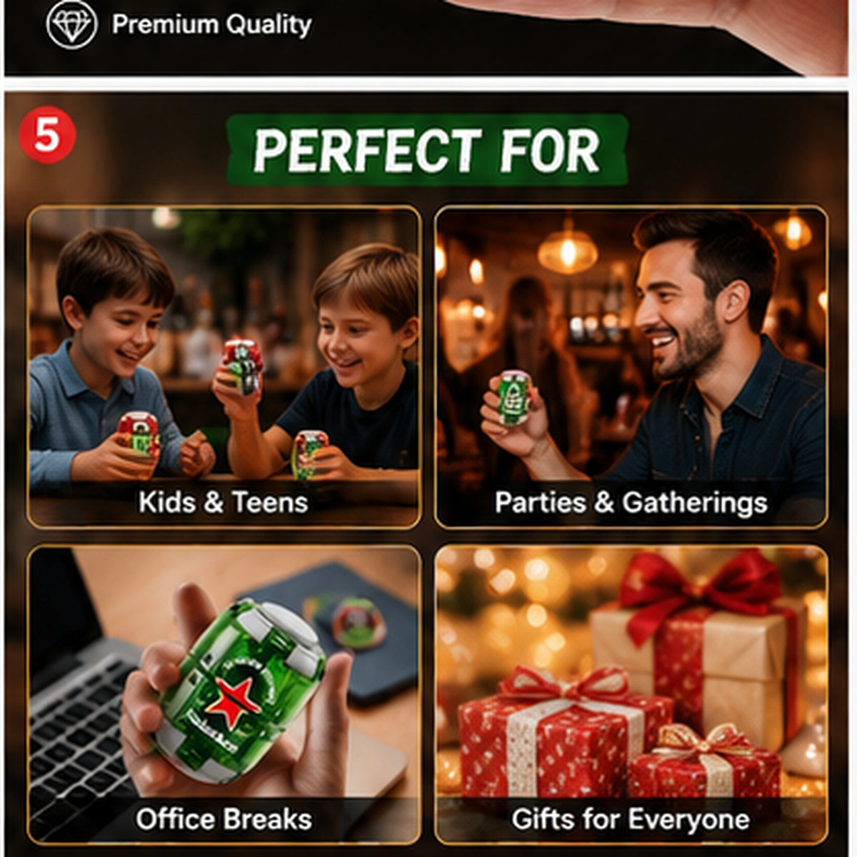 HiPookies Beer Fingertip Gyro lifestyle and gifting