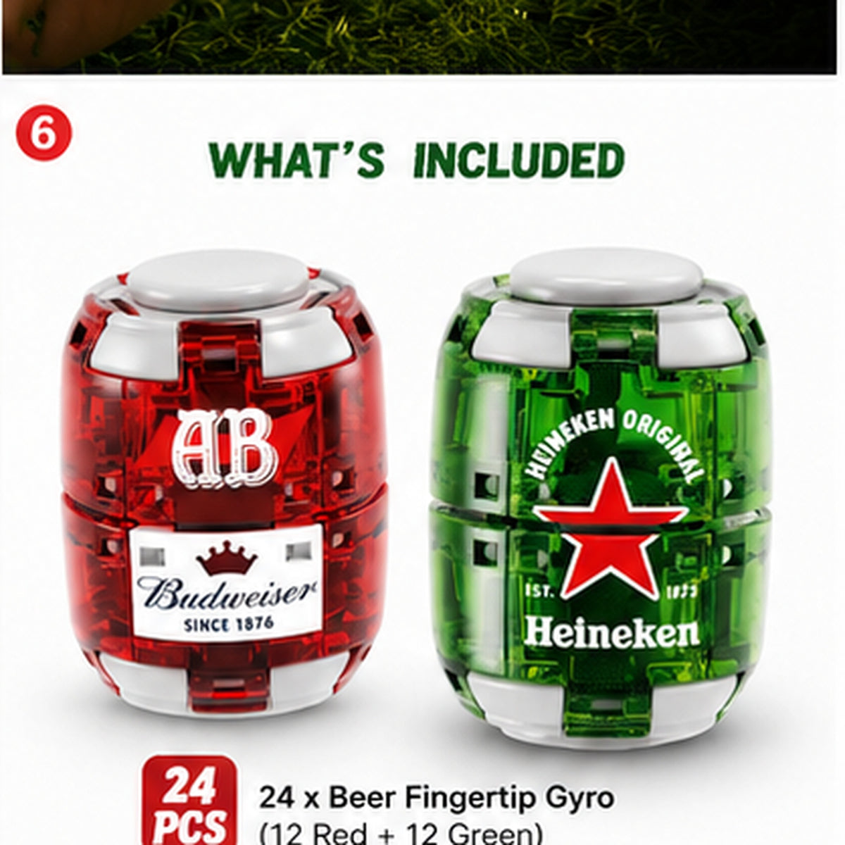 HiPookies Beer Fingertip Gyro designs