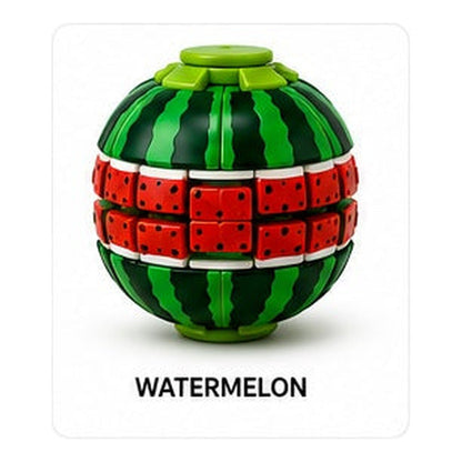 Watermelon Fruit Push-to-Spin Fidget Ball variant