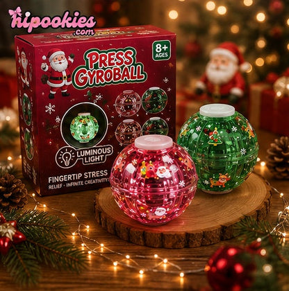 Hipookies Press Gyroball Christmas product packaging