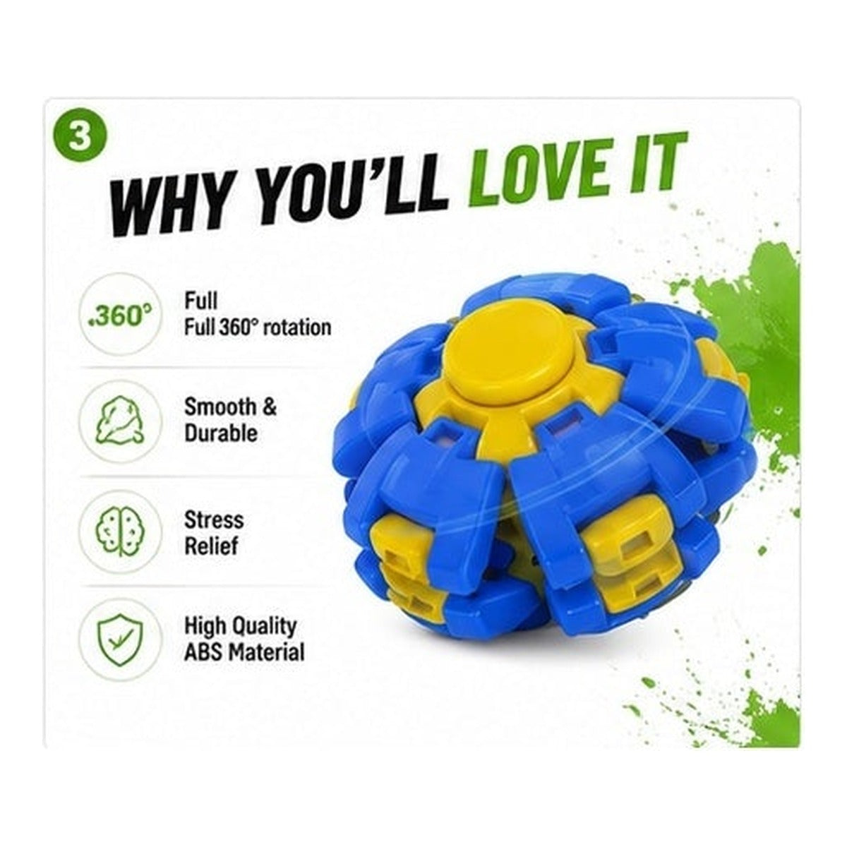 Pressure Rotating Ball features