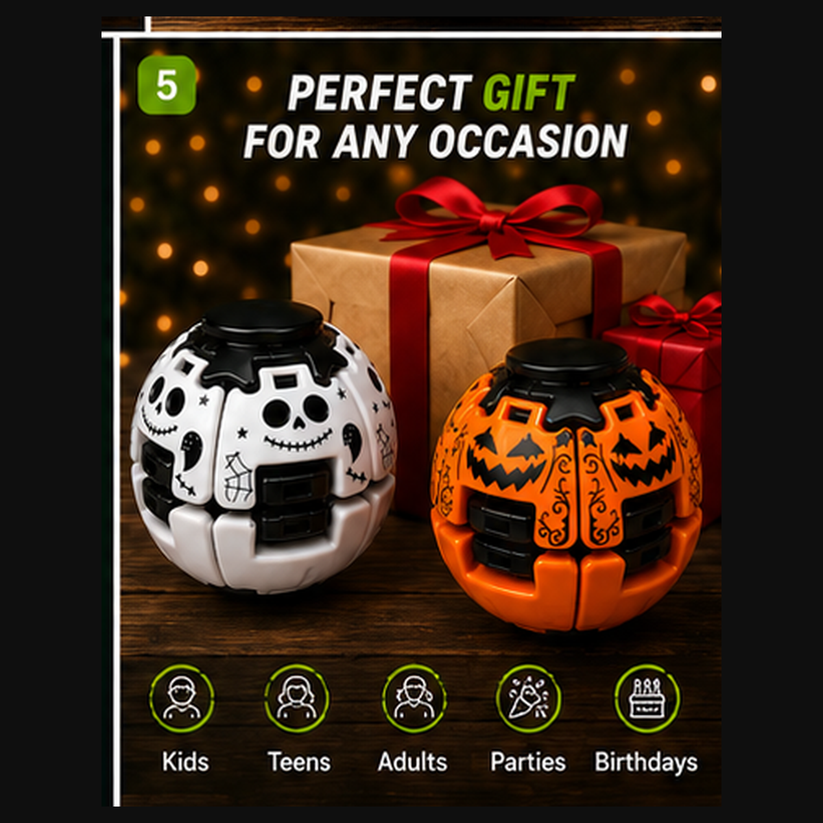 HiPookies Halloween Pressure Rotating Ball gift image