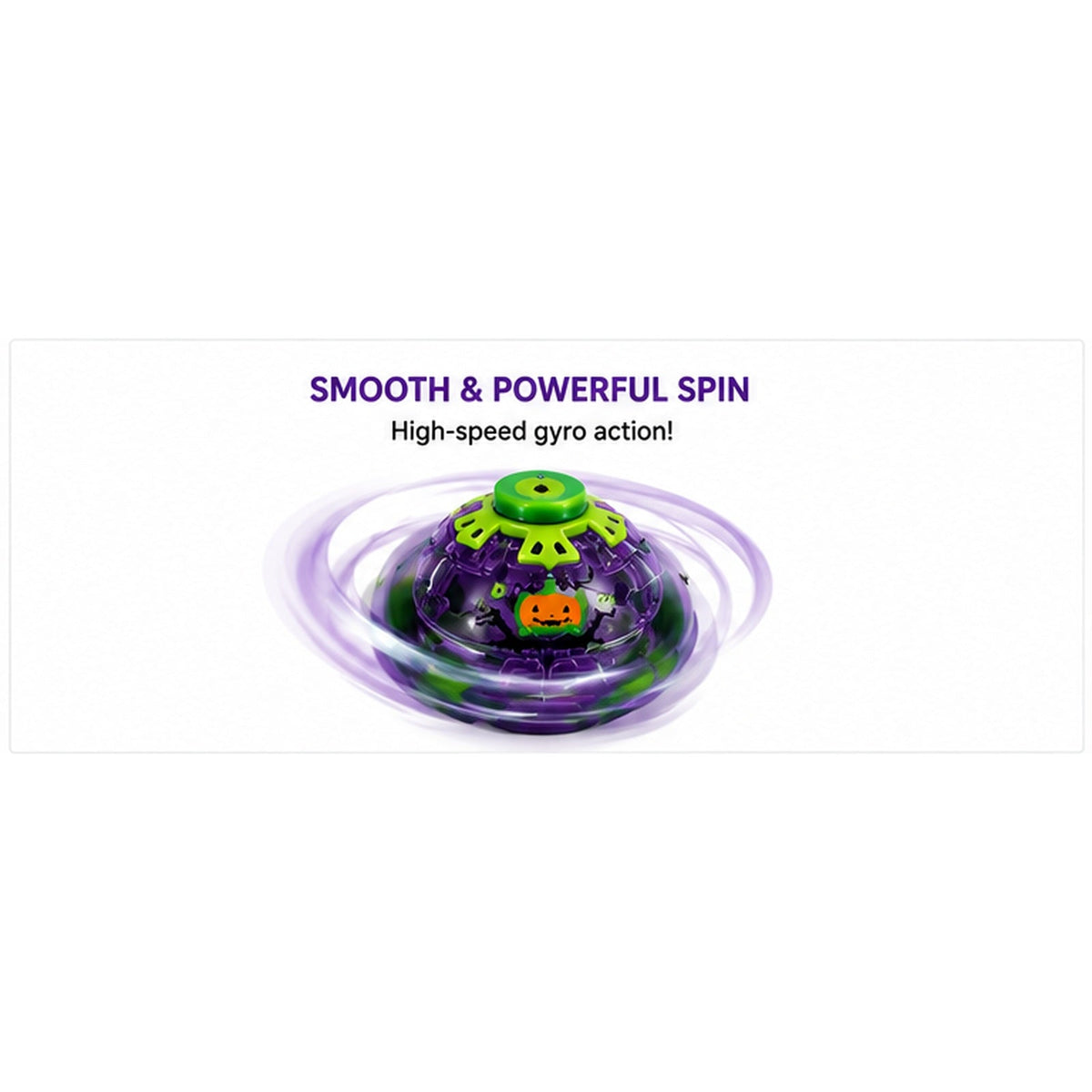 Smooth powerful spinning gyro action