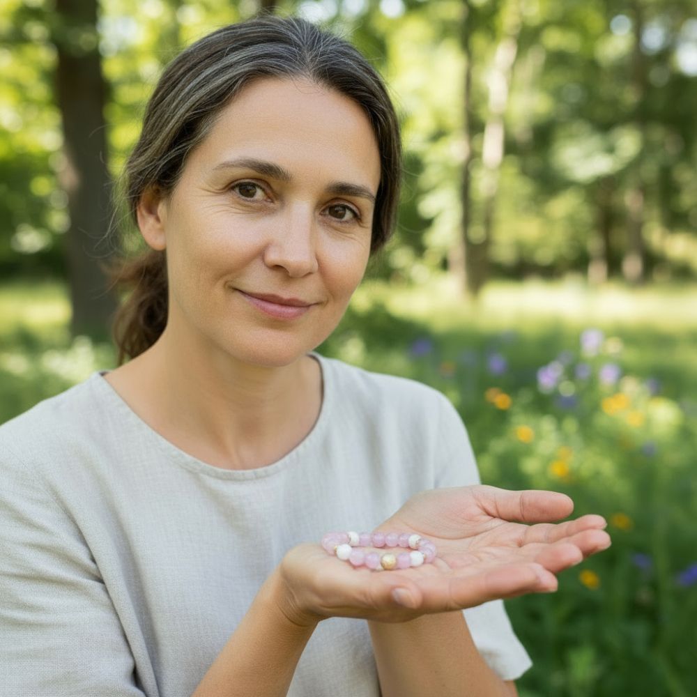 Rose Quartz Menopause Bracelet | Natural Symptom Relief