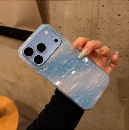 Iridescent glitter clear case for iPhone 18 Pro and 18 Pro Max - view 4