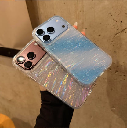 Iridescent glitter clear case for iPhone 18 Pro and 18 Pro Max - view 5