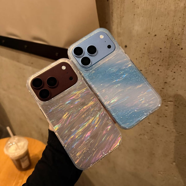 Iridescent glitter clear case for iPhone 18 Pro and 18 Pro Max - view 6