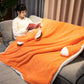 Lovely Cape Plush Animal Look Blanket Hoodie