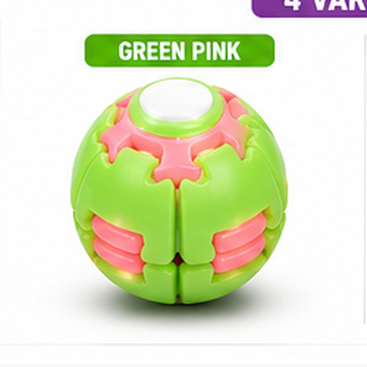 Green Pink Luminous Press Fidget Ball