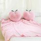 Kawaii Peach Cushion Plush Pillow