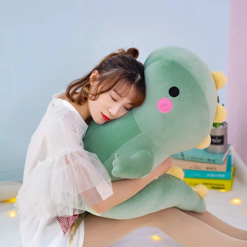 Squishy Dinosaur Doll Plush Toy Sitting Stuffed Soft Cute Dino Plushie
