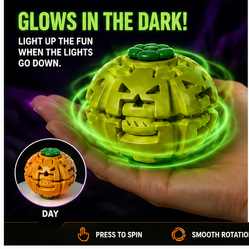 Hipookies Halloween Press Gyroball luminous glow effect