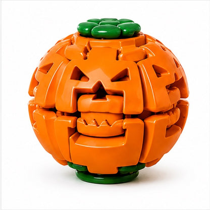 Pumpkin Orange Halloween Luminous Press Gyroball variant